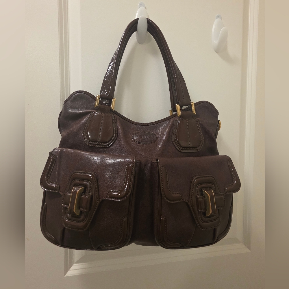 TODS  Brown Leather Handbag